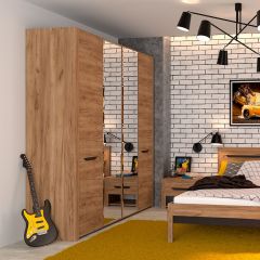 АФИНА А11а Шкаф для одежды (крафт) в Белоярском - beloyarskiy.mebel24.online | фото 2