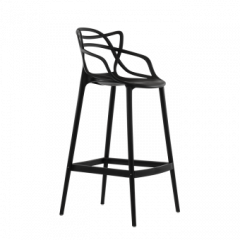 Барный стул Barneo N-235 Masters, черный, design Phillip Stark в Белоярском - beloyarskiy.mebel24.online | фото 1