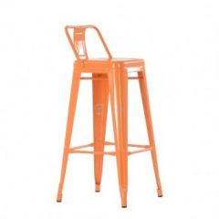 Барный стул Barneo N-242 Tolix Style 2003 Оранжевый в Белоярском - beloyarskiy.mebel24.online | фото