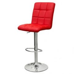 Барный стул Barneo N-48 Kruger красный в Белоярском - beloyarskiy.mebel24.online | фото