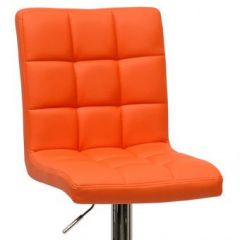 Барный стул Barneo N-48 Kruger оранжевый в Белоярском - beloyarskiy.mebel24.online | фото 3