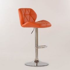 Барный стул Barneo N-85 Diamond оранжевый в Белоярском - beloyarskiy.mebel24.online | фото 2