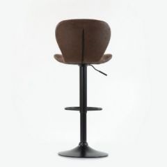 Барный стул Barneo N-86 Time / Black / VPU Brown Vintage коричневый винтаж PK970-18 в Белоярском - beloyarskiy.mebel24.online | фото 2