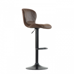 Барный стул Barneo N-86 Time / Black / VPU Brown Vintage коричневый винтаж PK970-18 в Белоярском - beloyarskiy.mebel24.online | фото