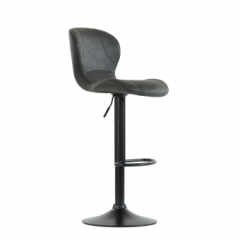 Барный стул Barneo N-86 Time / Black / VPU Dark Gray Vintage серый винтаж 970-11 в Белоярском - beloyarskiy.mebel24.online | фото