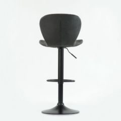 Барный стул Barneo N-86 Time / Black / VPU Dark Gray Vintage серый винтаж 970-11 в Белоярском - beloyarskiy.mebel24.online | фото 2