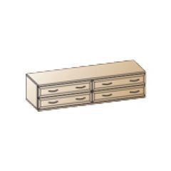 Гостиная Карина Композиция 10 (Акация Молдау) в Белоярском - beloyarskiy.mebel24.online | фото 5