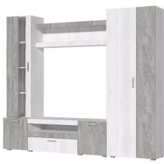 Гостиная Соло (Анкор Светлый/Бетонный Камень) в Белоярском - beloyarskiy.mebel24.online | фото 2