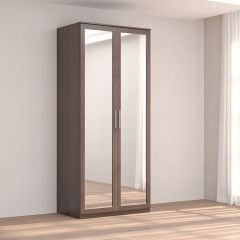 Кэт-4 Шкаф 2-х ств (2 дв зерк) (МДФ Венге) в Белоярском - beloyarskiy.mebel24.online | фото