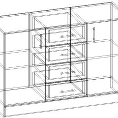 СОФИЯ Комод К1000 2Д (венге/дуб белфорт) в Белоярском - beloyarskiy.mebel24.online | фото 3