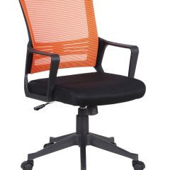 Кресло BRABIX " Balance MG-320", черное/оранжевое, 531832 в Белоярском - beloyarskiy.mebel24.online | фото