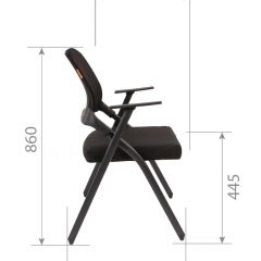 Кресло для посетителей CHAIRMAN NEXX (ткань стандарт черный/сетка DW-01) в Белоярском - beloyarskiy.mebel24.online | фото 7