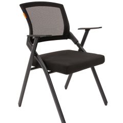 Кресло для посетителей CHAIRMAN NEXX (ткань стандарт черный/сетка DW-01) в Белоярском - beloyarskiy.mebel24.online | фото