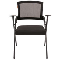 Кресло для посетителей CHAIRMAN NEXX (ткань стандарт черный/сетка DW-01) в Белоярском - beloyarskiy.mebel24.online | фото 2