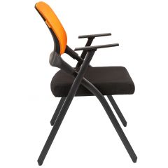 Кресло для посетителей CHAIRMAN NEXX (ткань стандарт черный/сетка DW-66) в Белоярском - beloyarskiy.mebel24.online | фото 3