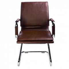 Кресло для посетителя Бюрократ CH-993-Low-V/Brown коричневый в Белоярском - beloyarskiy.mebel24.online | фото 4