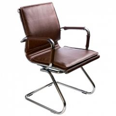Кресло для посетителя Бюрократ CH-993-Low-V/Brown коричневый в Белоярском - beloyarskiy.mebel24.online | фото 1