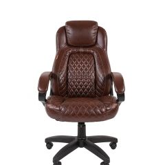 Кресло для руководителя  CHAIRMAN 432 (Экокожа коричневая) в Белоярском - beloyarskiy.mebel24.online | фото 2