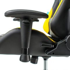 Кресло игровое Бюрократ VIKING 5 AERO YELLOW черный/желтый в Белоярском - beloyarskiy.mebel24.online | фото 5