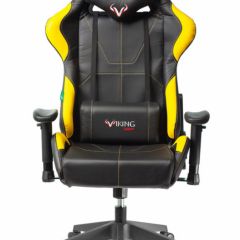 Кресло игровое Бюрократ VIKING 5 AERO YELLOW черный/желтый в Белоярском - beloyarskiy.mebel24.online | фото 3