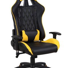 Кресло компьютерное BRABIX "GT Master GM-110" (черное/желтое) 531927 в Белоярском - beloyarskiy.mebel24.online | фото