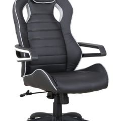 Кресло компьютерное BRABIX "Techno Pro GM-003" (черное/серое, вставки серые) 531814 в Белоярском - beloyarskiy.mebel24.online | фото 1