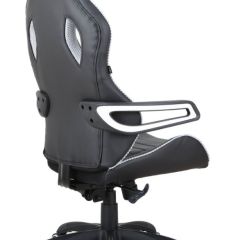 Кресло компьютерное BRABIX "Techno Pro GM-003" (черное/серое, вставки серые) 531814 в Белоярском - beloyarskiy.mebel24.online | фото 4