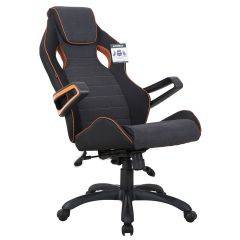 Кресло компьютерное BRABIX Techno Pro GM-003 (ткань черное/серое, вставки оранжевые) 531813 в Белоярском - beloyarskiy.mebel24.online | фото 8