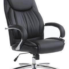Кресло офисное BRABIX "Advance EX-575" (хром/экокожа/черное) 531825 в Белоярском - beloyarskiy.mebel24.online | фото 2