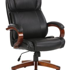 Кресло офисное BRABIX PREMIUM "Magnum EX-701" (дерево, рециклированная кожа, черное) 531827 в Белоярском - beloyarskiy.mebel24.online | фото