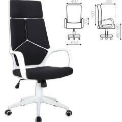 Кресло офисное BRABIX PREMIUM "Prime EX-515" (пластик белый, ткань, черное) 531812 в Белоярском - beloyarskiy.mebel24.online | фото 2