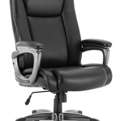 Кресло офисное BRABIX PREMIUM "Solid HD-005" (рециклированная кожа, черное) 531941 в Белоярском - beloyarskiy.mebel24.online | фото