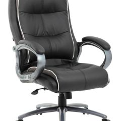 Кресло офисное BRABIX PREMIUM "Strong HD-009" (экокожа черная, ткань серая) 531945 в Белоярском - beloyarskiy.mebel24.online | фото 1