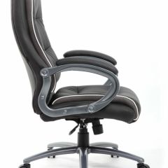 Кресло офисное BRABIX PREMIUM "Strong HD-009" (экокожа черная, ткань серая) 531945 в Белоярском - beloyarskiy.mebel24.online | фото 3