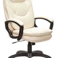 Кресло офисное BRABIX PREMIUM "Trend EX-568", экокожа, бежевое, 532102 в Белоярском - beloyarskiy.mebel24.online | фото