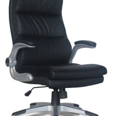 Кресло офисное BRABIX "Fregat EX-510" (рециклированная кожа, черное) 530863 в Белоярском - beloyarskiy.mebel24.online | фото 1