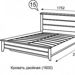 Кровать 1600 с ПМ София 15 в Белоярском - beloyarskiy.mebel24.online | фото 3