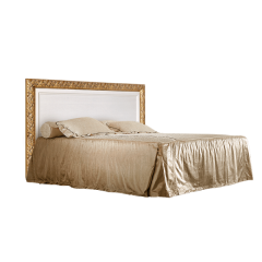 Кровать 2-х спальная (1,4 м) Тиффани штрих-лак/золото с подъемным механизмом (ТФКР140-2[7]) в Белоярском - beloyarskiy.mebel24.online | фото 1