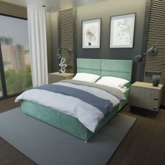 Кровать Аврора Решетка+ПМ (1400) *БЕЗ ДНА в Белоярском - beloyarskiy.mebel24.online | фото