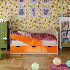Кровать Бабочки (Оранжевый металлик) 1800 в Белоярском - beloyarskiy.mebel24.online | фото