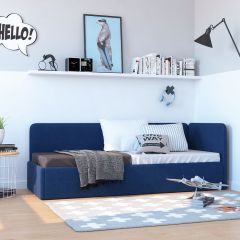 Кровать-диван Leonardo 160*70 (Синий) в Белоярском - beloyarskiy.mebel24.online | фото 6