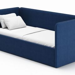 Кровать-диван Leonardo 160*70 (Синий) + боковина в Белоярском - beloyarskiy.mebel24.online | фото 1