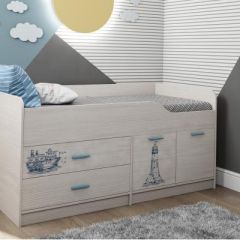 КАПРИЗ-16 Кровать 800 двухъярусная без рисунка в Белоярском - beloyarskiy.mebel24.online | фото 2