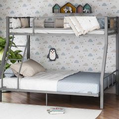 Кровать двухъярусная "Гранада-1 140" Серый в Белоярском - beloyarskiy.mebel24.online | фото