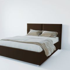 Кровать Корсика с ПМ 800 (экокожа коричневая) в Белоярском - beloyarskiy.mebel24.online | фото 2