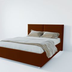Кровать Корсика с ПМ 800 (велюр бордо) в Белоярском - beloyarskiy.mebel24.online | фото 2