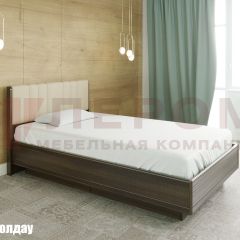 Кровать КР-1012 с мягким изголовьем в Белоярском - beloyarskiy.mebel24.online | фото
