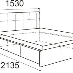 Кровать Лаура с латами Nice White 1600x2000 в Белоярском - beloyarskiy.mebel24.online | фото 2