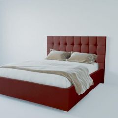 Кровать Венеция без основания 1200 (велюр бордо) в Белоярском - beloyarskiy.mebel24.online | фото