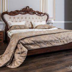 Кровать с мягким изголовьем Афина 1600 (караваджо) в Белоярском - beloyarskiy.mebel24.online | фото